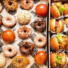 Bring a whimsical approach to your next off site event… fried chicken and doughnuts from Astro